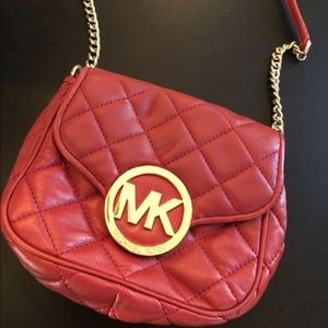 Red Michael Kors Cross Body